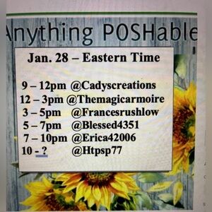 Telling like it is !Anything Poshable flyer / Telling like it is